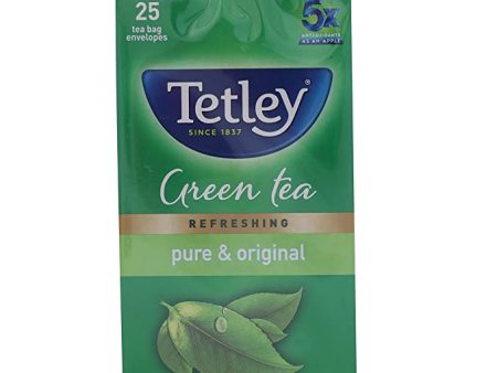 Tetley Green Tea Pure Original 25 Tea Bags Sale