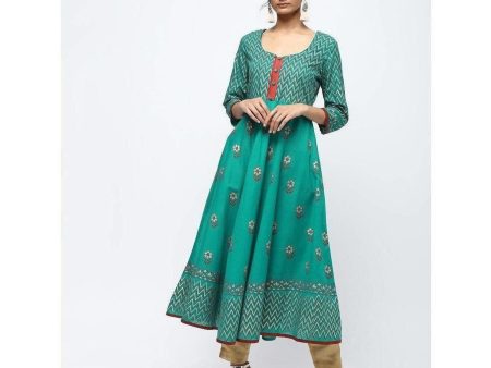 Cheera Flair Anarkali With Colorfull Print Kurta Sale