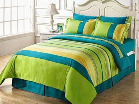 Cotton Double Bedsheet with 2 Pillow Covers - Multicolour Online Sale