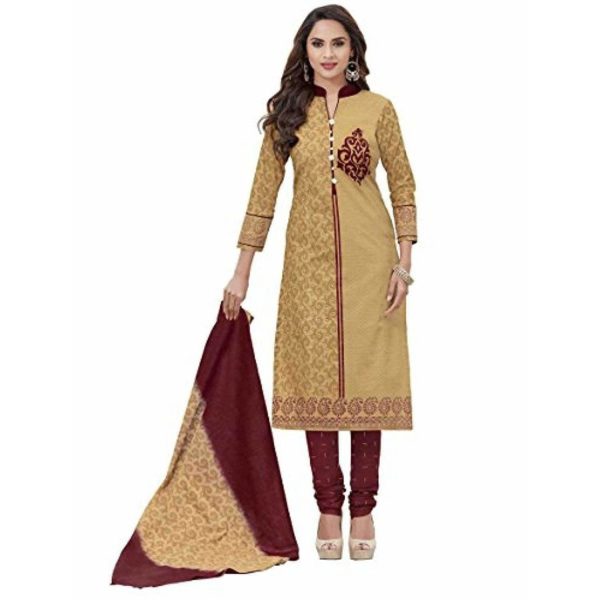 Unstitched Chudidar Suit Dress Material For Discount