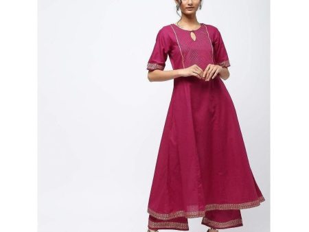 Cheera Kalidar Anarkali With Front Youk Design Kurta For Sale