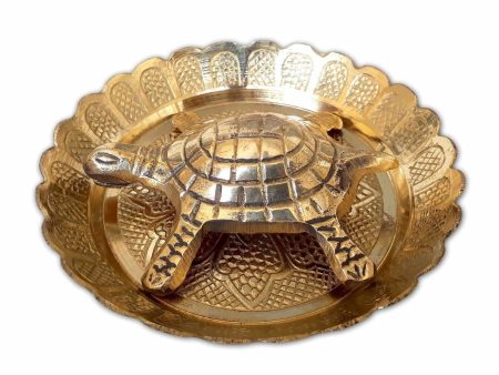 Tortoise with Small Brass Plate Online Sale