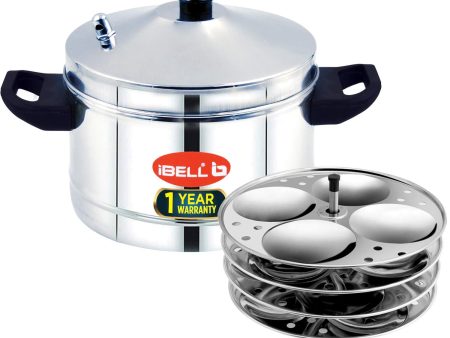 Stainless Steel Idly Cooker With 4 Idly Plates Discount