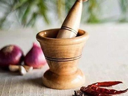 Wooden Spice Masher Mortar & Pestle Sale