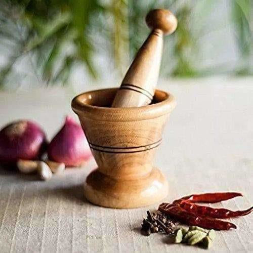 Wooden Spice Masher Mortar & Pestle Sale