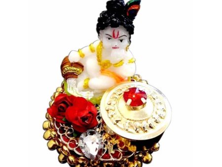 Decorative Little Krishna Kumkum Holder Fashion