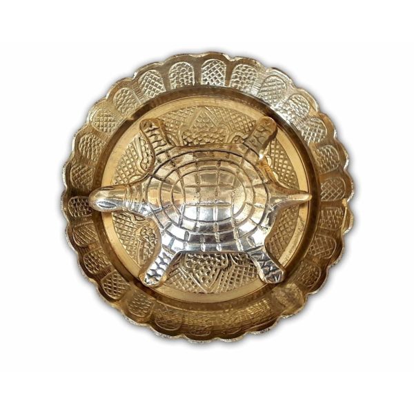 Tortoise with Small Brass Plate Online Sale