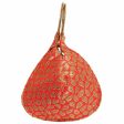 Ethnic Clutch Silk Potli Batwa Pouch Bag with Metal Bead work Sale