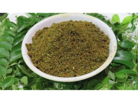 Curry Leaves spicy powder  Karivepaku kaaram (With Garlic) For Cheap