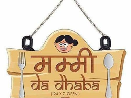 Wall Door Hanging Mummy da Dhaba - Brown Online Sale