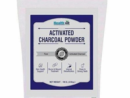 HealthVit Activated Charcoal Powder - 100 g Online Sale