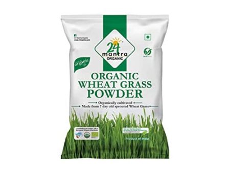 24 Mantra Organic Wheat Grass Powder on Sale