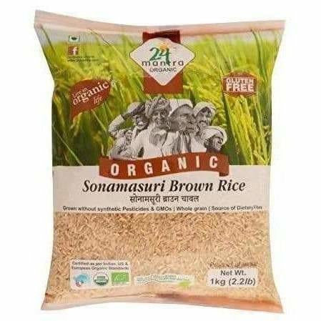 24 Mantra Organic Brown Sona Masoori Rice on Sale