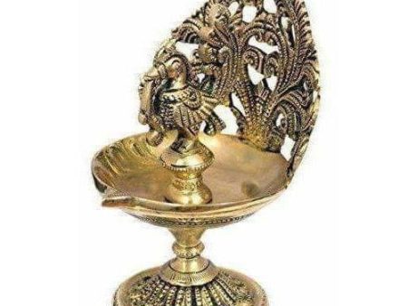 Brass Bird Design Oil Lamp For Discount