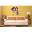 Beautiful Little Radha Krishna Wall Stickers Online Hot Sale