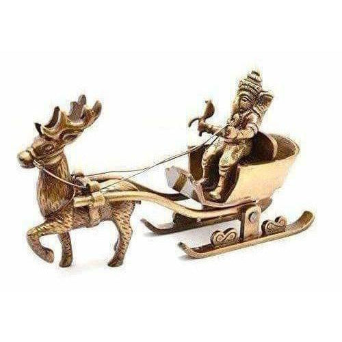 Brass Santa as Ganesha Showpiece Online now