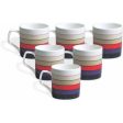 Coffee Mug Set, 220ml 6.6cm, Set of 6, Multicolour Online