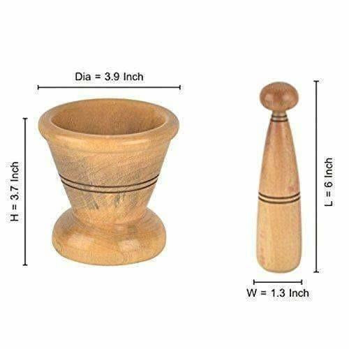 Wooden Spice Masher Mortar & Pestle Sale