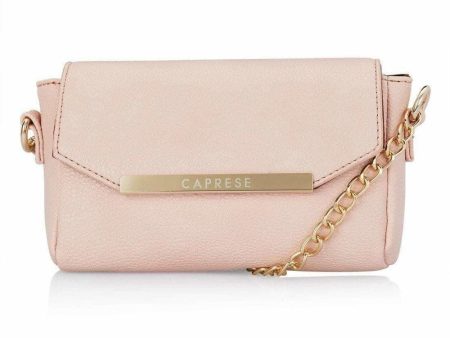 Caprese Women Casual Pink PU Sling Bag Online Hot Sale